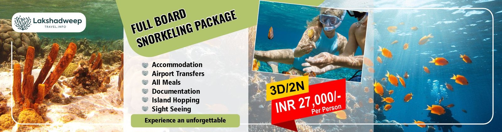 Full Board Snorkeling Package